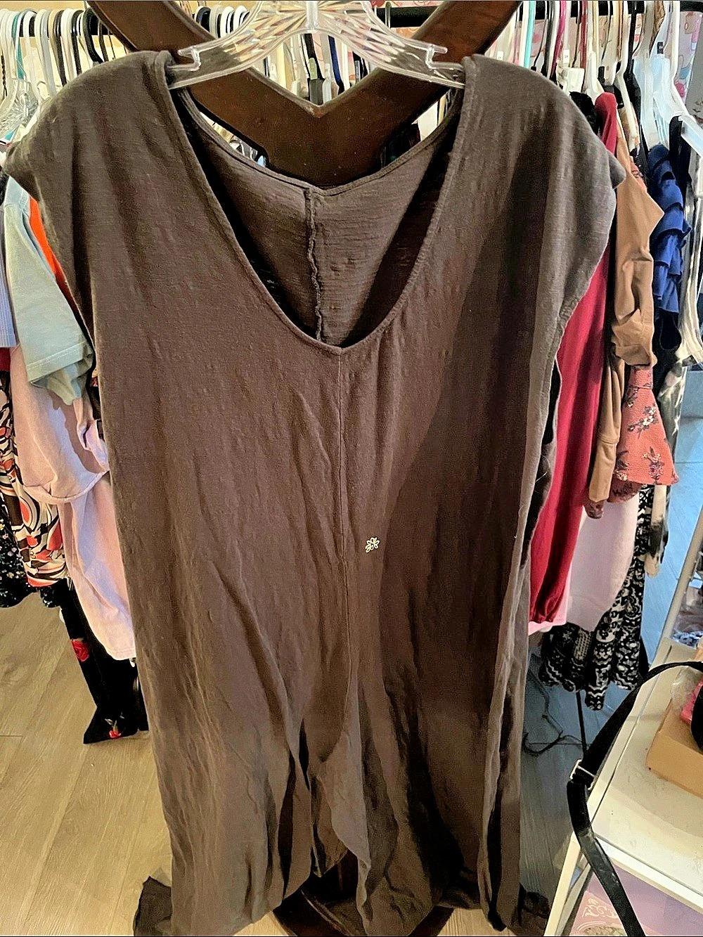 Brown jumpsuit romper